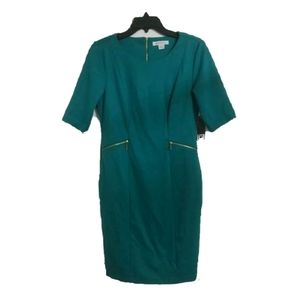NEW Liz Claiborne Teal Dress Business Casual Sz 4